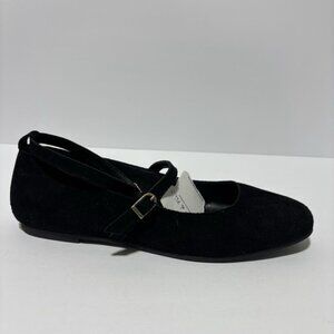 Antonio De Faria Women’s Iris Black Mary Jane Flats, Size 9 M